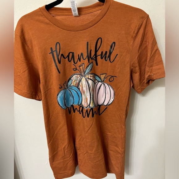 Bella Canvas Tops - Thankful Mama T-shirt